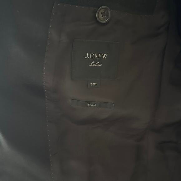 Jcrew Ludlow Slim-fit Black Watch Tartan Tuxedo Jacket SZ 38 - Picture 8 of 9